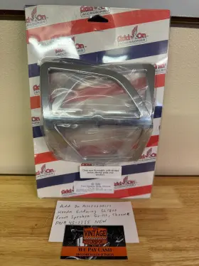 45-1235 Add On Accessories Goldwing Gl1800 Front Speaker Grills Chrome Part #
