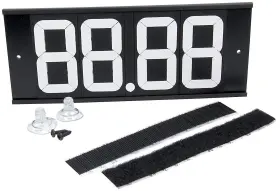 23293 Allstar Performance Dial-in Board 4 Digit With Suction Cups And Velcro