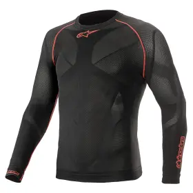 4280-0101-05 Alpinestars Ride Tech V2 Top Long Sleeve Summer Md-lg Black/red