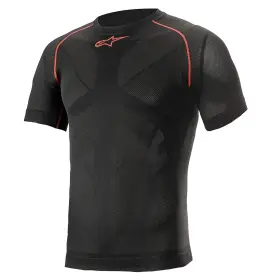 4280-0301-03 Alpinestars Ride Tech V2 Short Sleeve Summer Top Xs-sm Black/red