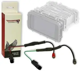 Wh-14-pnp-f American Hard Bag 850039313387 Rca Adapter For Front Channels Harley