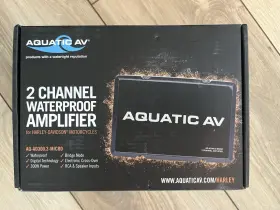 Aq-ad300.2 Aquatic Av 2 Channel Waterproof Amplifier For Harley Davidson - New