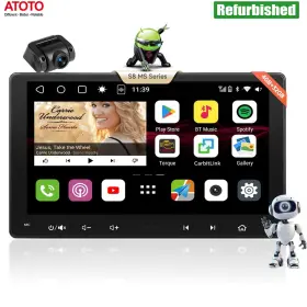 S8eg2094msb-s02f-used Atoto S8 Android 8-core 9 Inch Car Stereo And 1080p Front Camera 4 32g Gps Built-in 4g