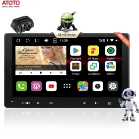 S8g2094ms-s02f Atoto S8 Gen3 Android 9 Inch Car Stereo Gps Genai Radio And 1080p Front Camera 4g 32g
