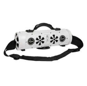 Bpb16-g3-bat-wh Bazooka Bluetooth Mini Party Sound Bar White
