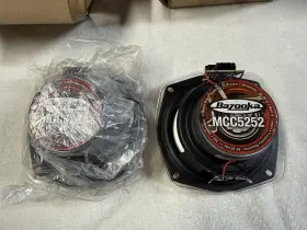 Mcc5252 Bazooka New 5.25 Inch 2-way Speakers For Harley Touring Motorcycles