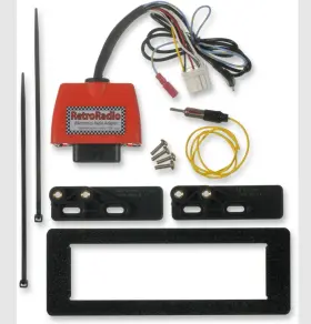4401-0162 Biketronics Bt-1005x Retro Radio Aftermarket Installation Kit 98-13 Flh/t