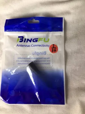 Bfn00504 Bingfu Carbon Fiber 4.7 Inch Short Antenna Black 1-pack