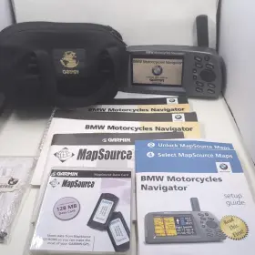 55801246 Bmw 55802480 Motorcycles Navigator Garmin Gps Portable Oem Tested Case Manuals
