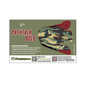 Bo-cscardopb222001d001 Bobmoto For Cardo Packtalk Bold Device Protection Decal Sticker 1 Piece Camo