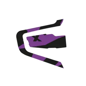 Bo-cscardopb302001d001 Bobmoto For Cardo Packtalk Bold Device Protection Decal Sticker 1 Piece Purple Cross