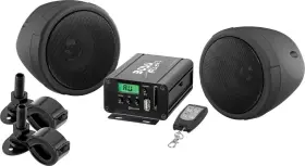 Mc520 Boss Audio 791489124379 Free Shipping Speaker System 600w Black 3 Inch Bar Mnt Bt