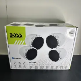 Mc475ba Boss Audio 791489127882 Systems 3 Inch Powered Weatherproof Bluetooth Motorcycle Speakers