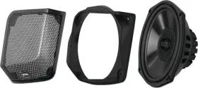 Bhd98 Boss Audio Saddlebag Lid Speaker Kit 300w 6 Inch X 9 Black #bhd98 Harley Davidson