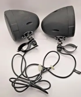 Mcbk470b Boss Audio Mcbk475b 3 Inch Harley Black 2 Speakers With Wires - For Parts Sale