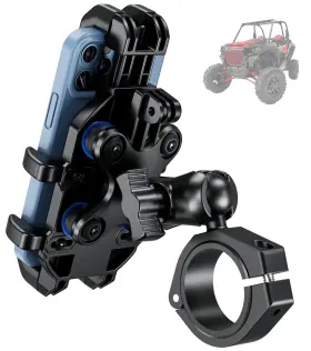 Bkw-c14a Brcovan Utv Phone Mount With Vibration Dampener 5.4ftft To 6.9ftft Black