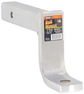Buyers Trailer Products 724920070614 Deep Drop Ball Mount 6 Inch Chrome