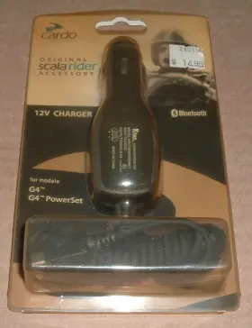 210131 Cardo Scala Rider 12v Charger For The G4 And Powerset