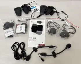 71-5035 Cardo Cardio Spirit Bluetooth Headset Duo 2-way Communication System 1 #71-5035 #m09