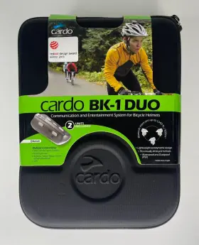 Cardo 828831833907 Bk-1 Duo Bike Helmet Communication System