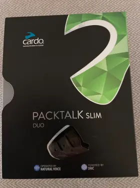Cardo 828831841506 Packtalk Slim Jbl Duo Bluetooth Motorcycle Helmet Communication System New