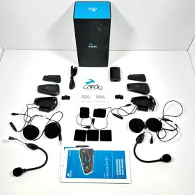 Cardo 828831843029 Freecom 2 Plus Motorcycle 2-way Bluetooth Communication System Set Of
