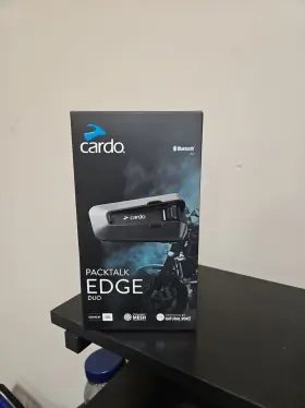 Cardo 828831843173 Packtalkedge Motorcycle Bluetooth Communication System Headsetintercom Sw1