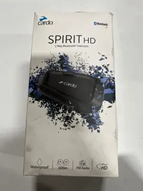 Cardo 828831843333 Spirit Hd Single Unit -black