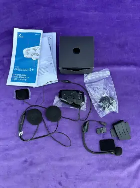 Frc4p001 Cardo Freecom 4 Plus Motorcycle Way Bluetooth Communication Single Unit