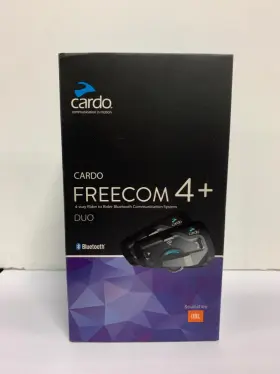 Frc4p101 Cardo Used Duo Freecom 4 Motorcycle 4-way Bluetooth Communication System