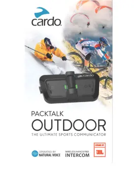 Sp000001 Cardo Systems Packtalk Outdoor Headset Intercom Communication Single Black