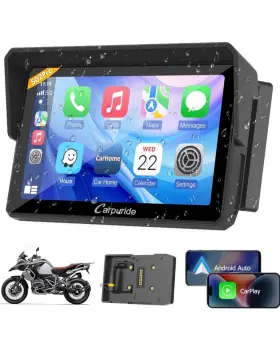 Lt-502bpro Carpuride W502b Pro Bmw Motorcycle Carplay Android Auto Bt Trans Gps Waterproof