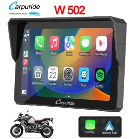 W502 Carpuride Wireless Car Stereo Carplay Android Auto Touchscreen Waterproof