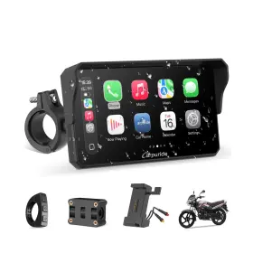 W602s-pro Carpuride W602s Pro Motorcycle Carplay Android Auto 6.25 Inch Gps Screen Waterproof