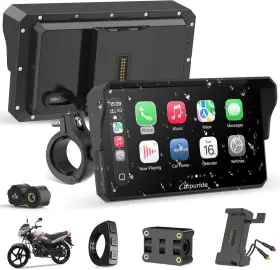 W602spro Carpuride Tpms 6.25 Inch Motorcycle Carplay With Gps Dual Bluetooth Ip67