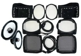 Rpmsm69413lk Cerwin-vega Sm69f4 Saddlebag Speaker Kid Kit #rpmsm69413lk Harley Davidson