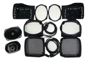 Rpmst69413lk Cerwin-vega St69cx2 Saddlebag Speaker Lid Kit #rpmst69413lk Harley Davidson