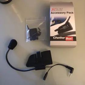 Cbx1slimuhs35hh Chatterbox X1 Slim Mount And Mic With 3.5 Connector Half Face