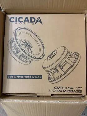 Cmb10.s4 Cicada Audio Cmb10.s4-10ft 4 Ohm Mid Bass Pair