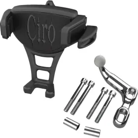 50350 Ciro Constrictor Phone Holder - Black Chrome Offset Perch Mount