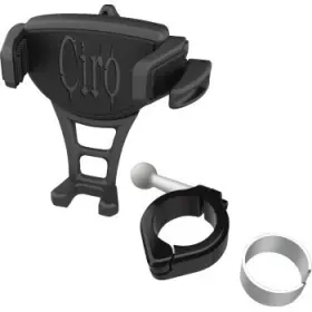 50355 Ciro Black Constrictor Phone Holder With 1-1/8 Inch To 1-1/4 Clamp