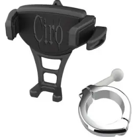 50356 Ciro Black Constrictor Phone Holder With Chrome 1-1/2 Inch Clamp
