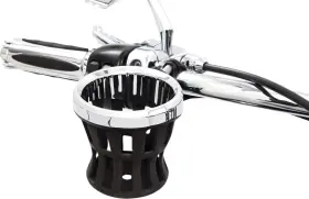 50413 Ciro Drink Holders Black 7/8 Inch And 1 Handlebar Mount