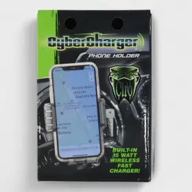 52311 Ciro Cyber Charger Phone Holder With 15w Wireless Fast And Perch Mount#52311