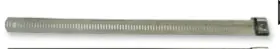 1861-1140 Cycle Performance Fat Ladder Clamps Silver 14 Inch 4 Pack Cpp/9177