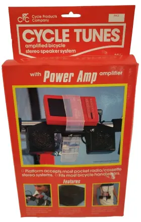 681710 Cycle Products Company Tunes Stereo Speakersystem With Power Amp #226