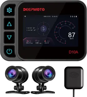 5642a8c Deepmoto D10a Motorcycle Dash Cam With 1080p Dual Hd Camera 3 Inch Ips Screen Gps