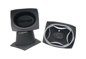 De050380 Design Engineering Dei Boom Mat 6 Inch X 9 Oval Speaker Baffles - Standard Depth