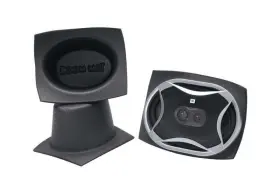 De050381 Design Engineering Dei Boom Mat 6 Inch X 9 Oval Speaker Baffles - Slim