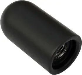 1143231 Drag Specialties Aluminum Antenna Stud Cap For Harley Black